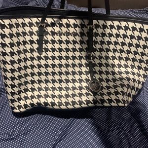 Black and white purse/tote
